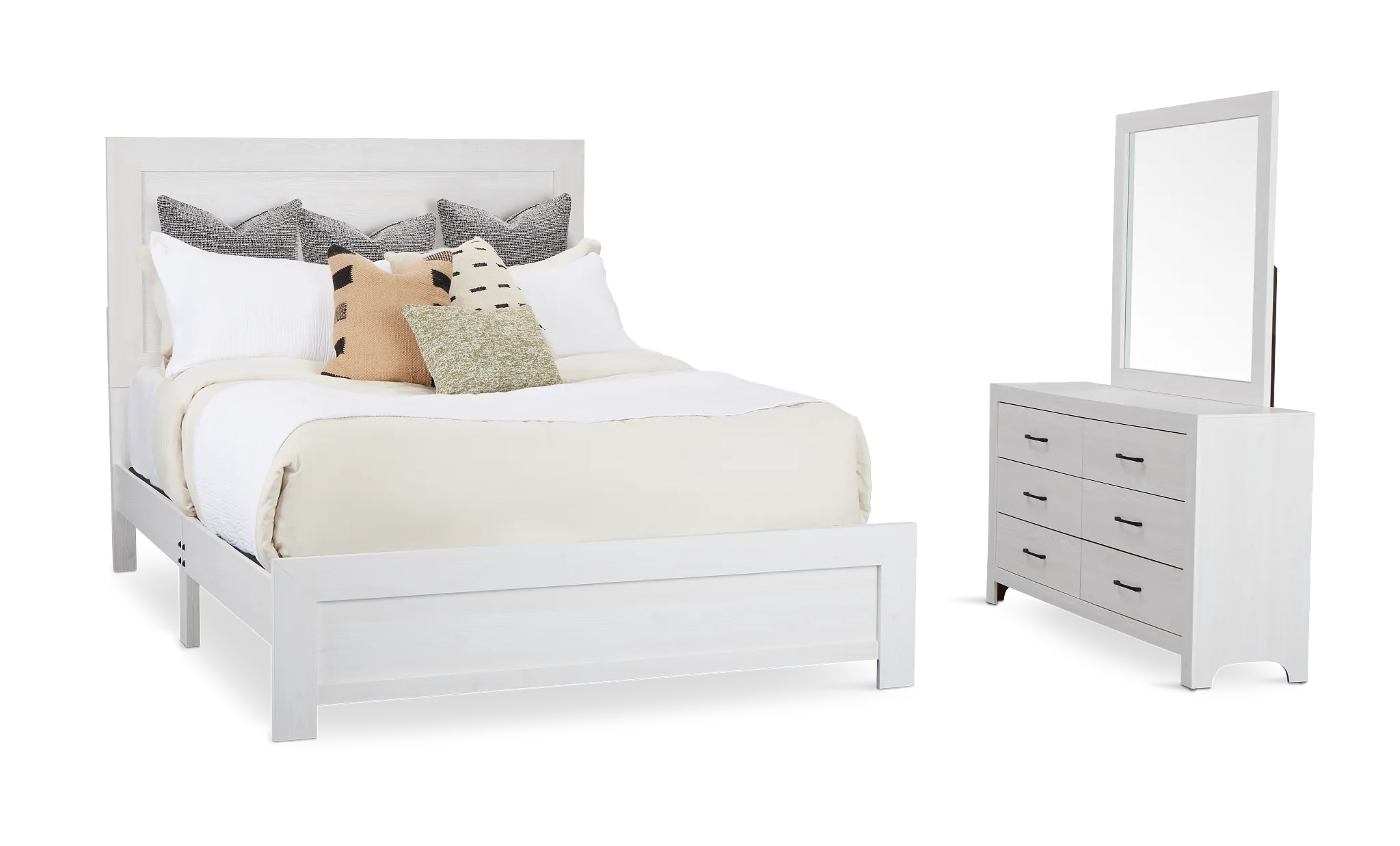 Ollie White Panel Bedroom