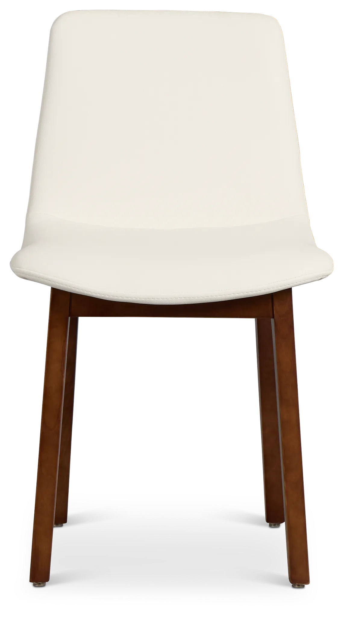 Hamilton White Micro Upholstered Side Chair
