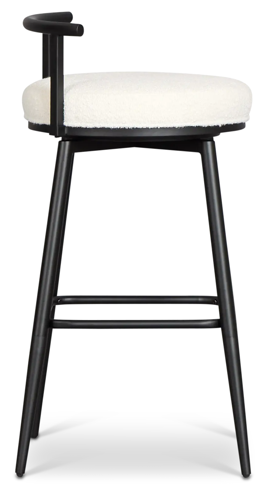 Osaka Black Fabric Adjustable Upholstered Swivel Barstool Osaka Black Fabric Adjustable Upholstered Swivel Barstool