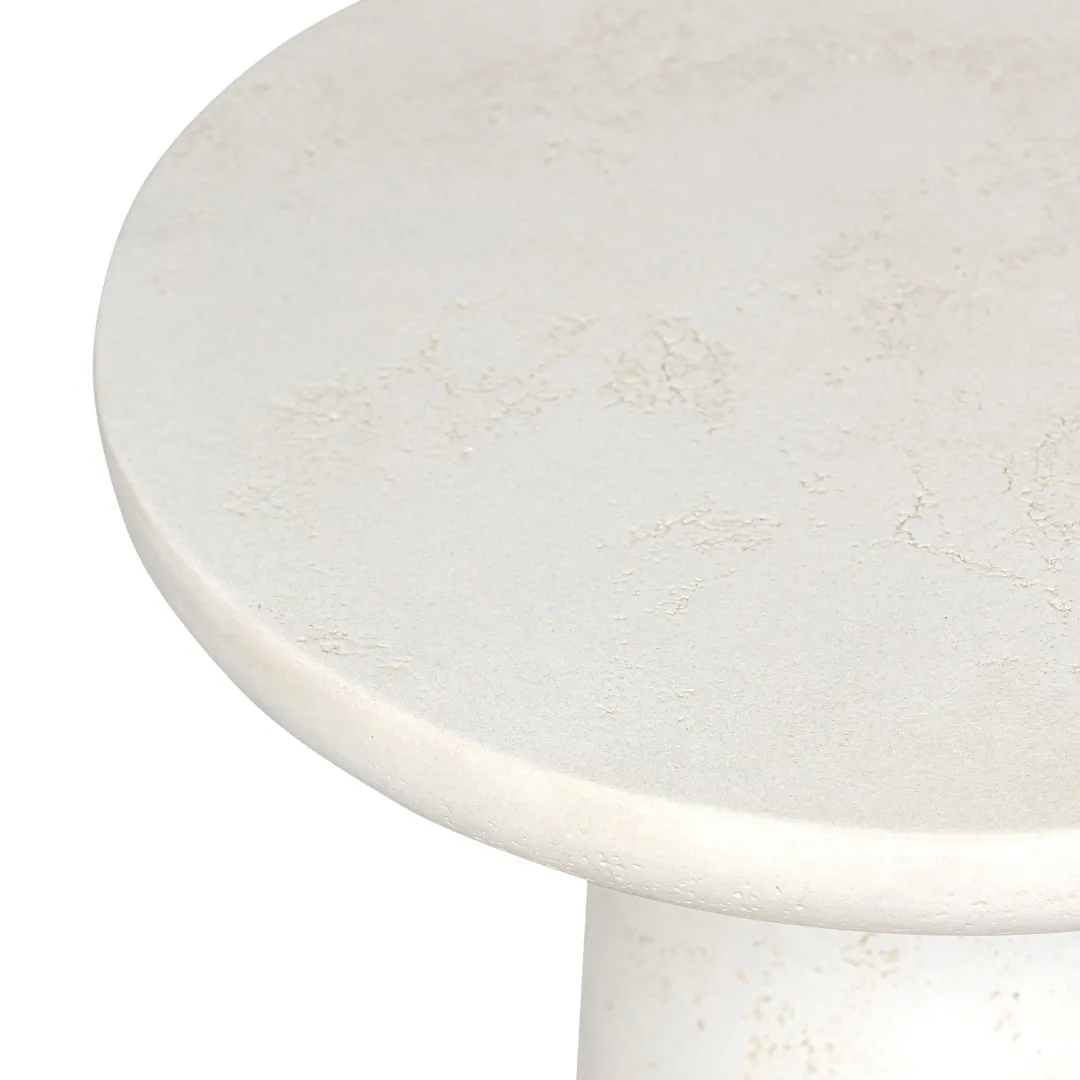 Four Hands Sornya White Small End Table