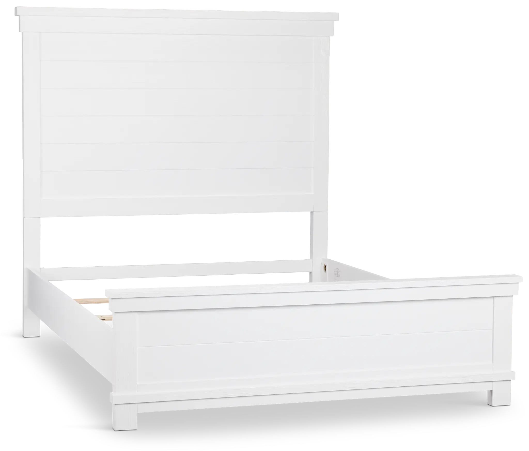 Anton White Panel Bed Anton White Panel Bed