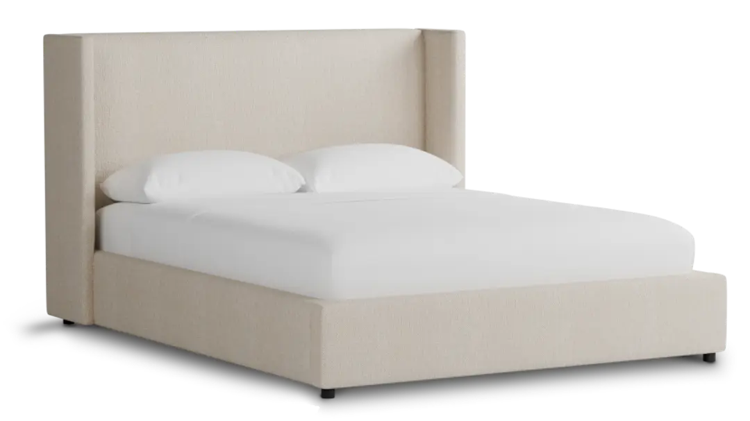 Captiva Revenue Beige 48" Upholstered Shelter Bed Captiva Revenue Beige 48" Upholstered Shelter Bed