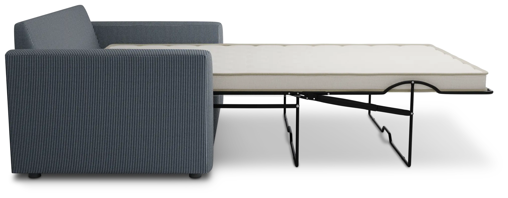 Siesta Lucy Navy Fabric Innerspring Sleeper Siesta Lucy Navy Fabric Innerspring Sleeper