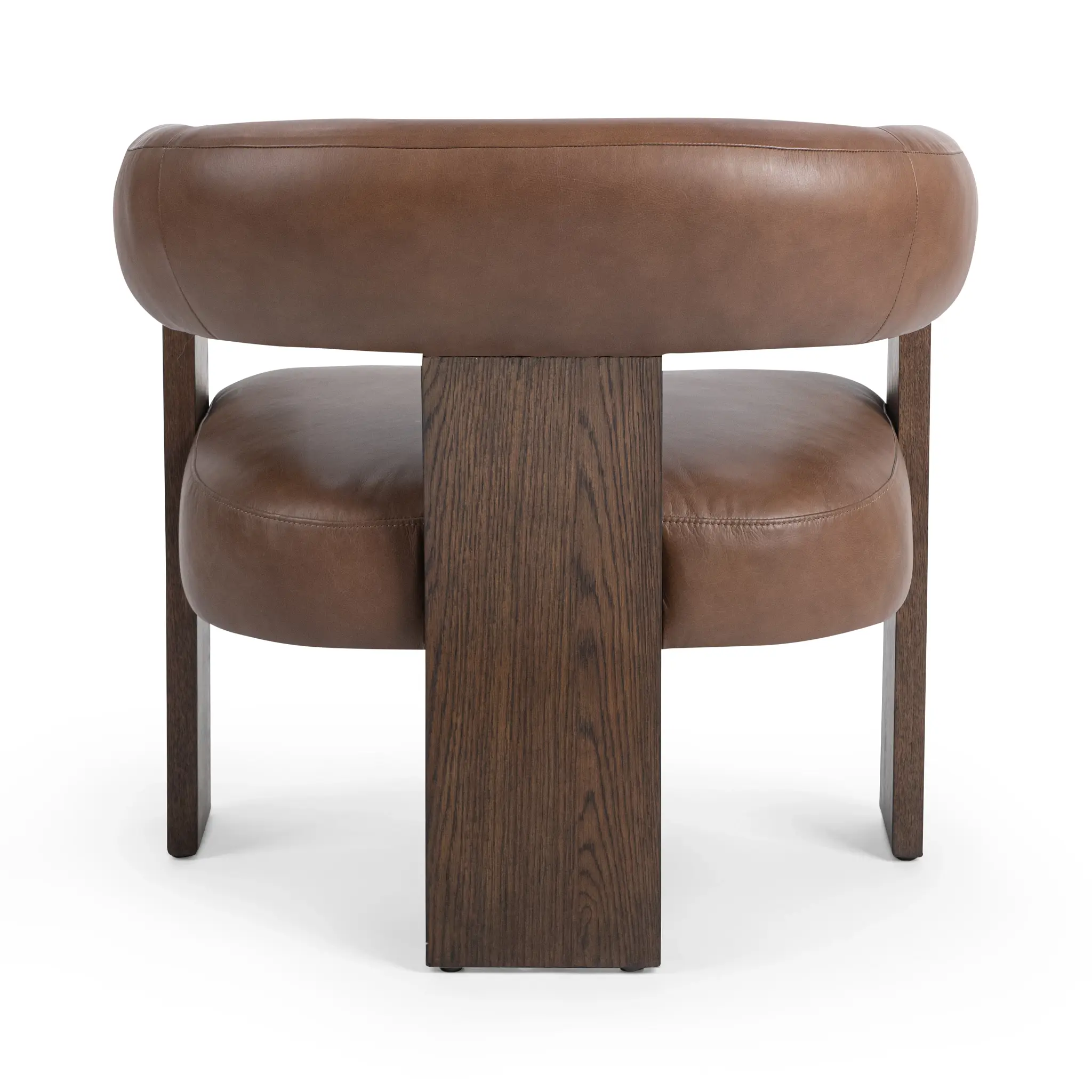Angel Brown Leather Accent Chair Angel Brown Leather Accent Chair