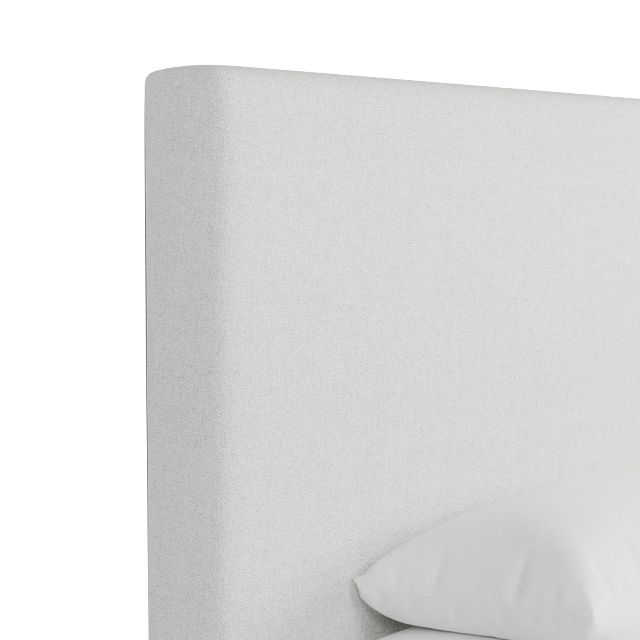 Grayton Elite Ivory 54" Upholstered Platform Bed