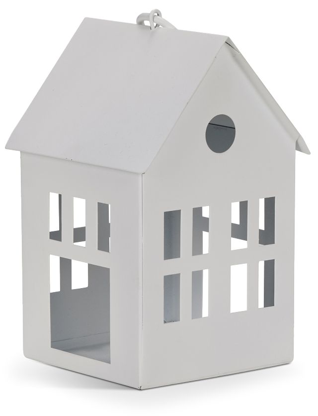 House White Small Candle Holder