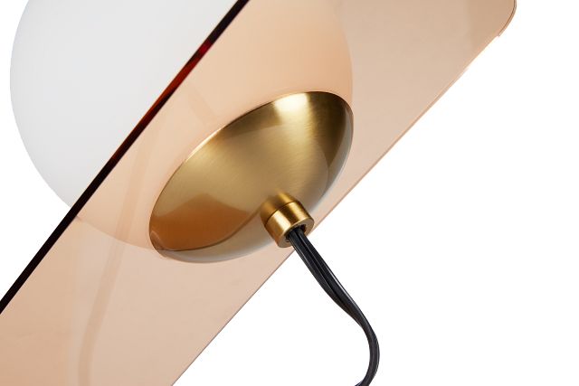 Cleon Orange Table Lamp