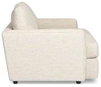 Maxwell Light Gray Fabric Loveseat
