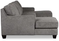 Andie Dark Gray Fabric U-shaped Sectional