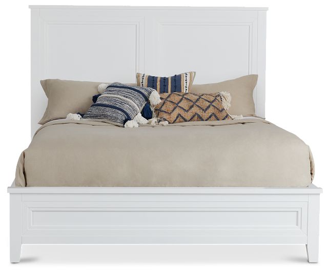 Nantucket White Panel Bed