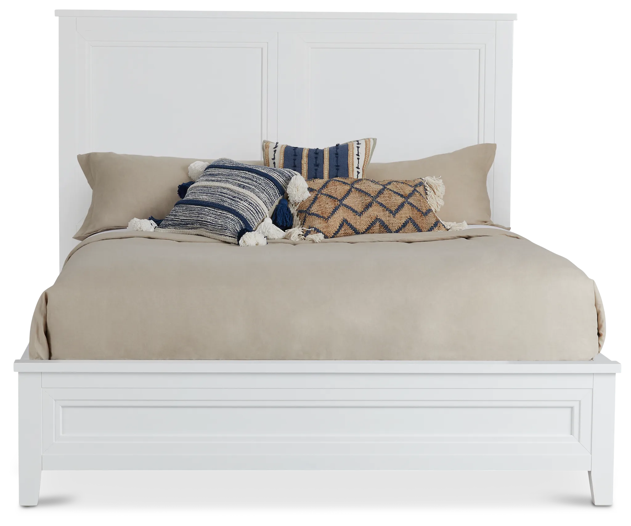 Nantucket White Panel Bed
