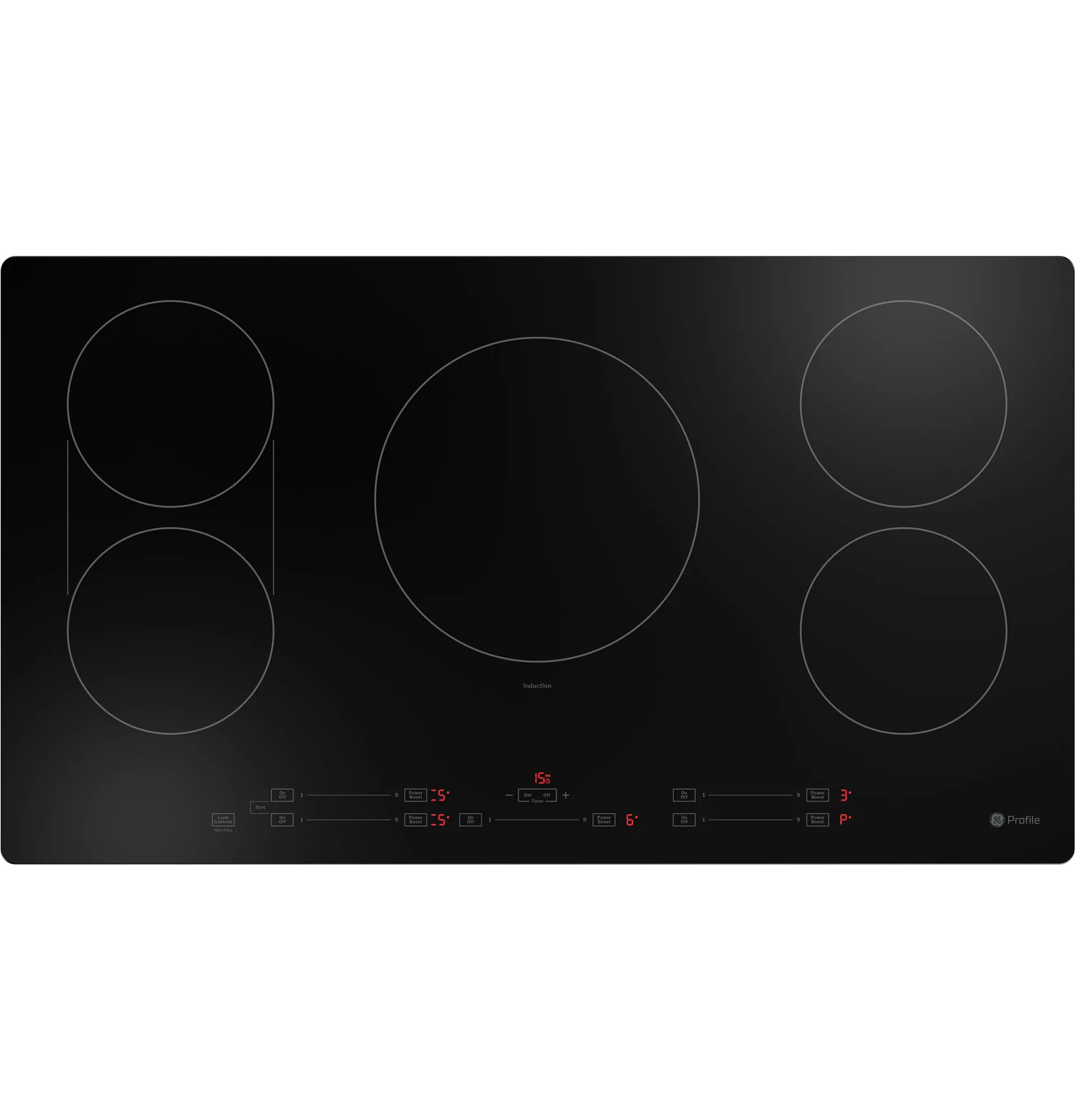 Ge Profile 6030 Series Black 36" Electric Cook Top
