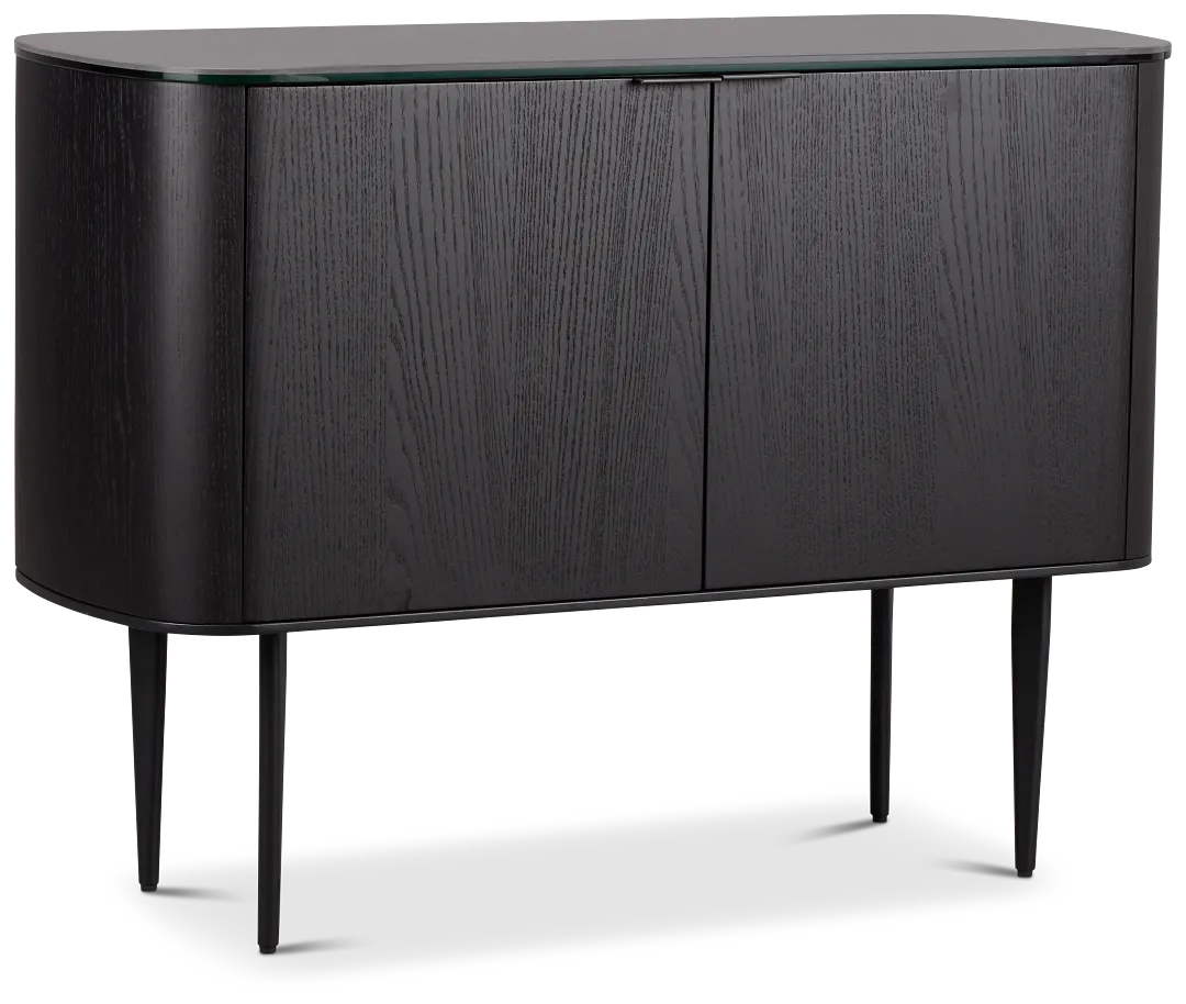 Kayden Black Two-door Cabinet
