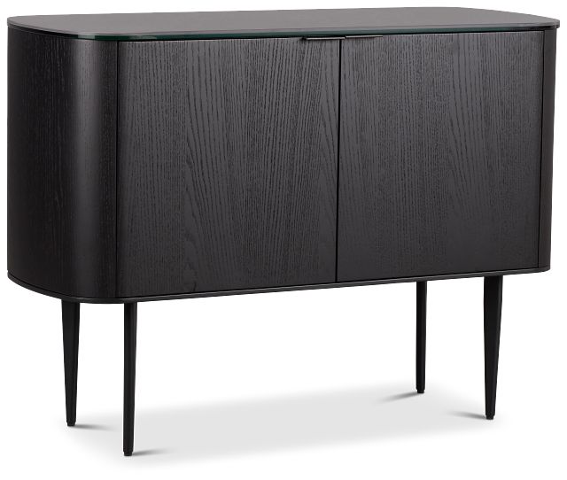 Kayden Black Two-door Cabinet