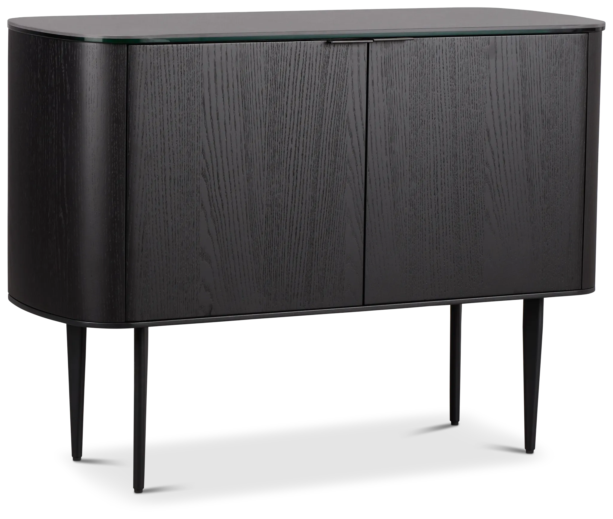 Kayden Black Two-door Cabinet