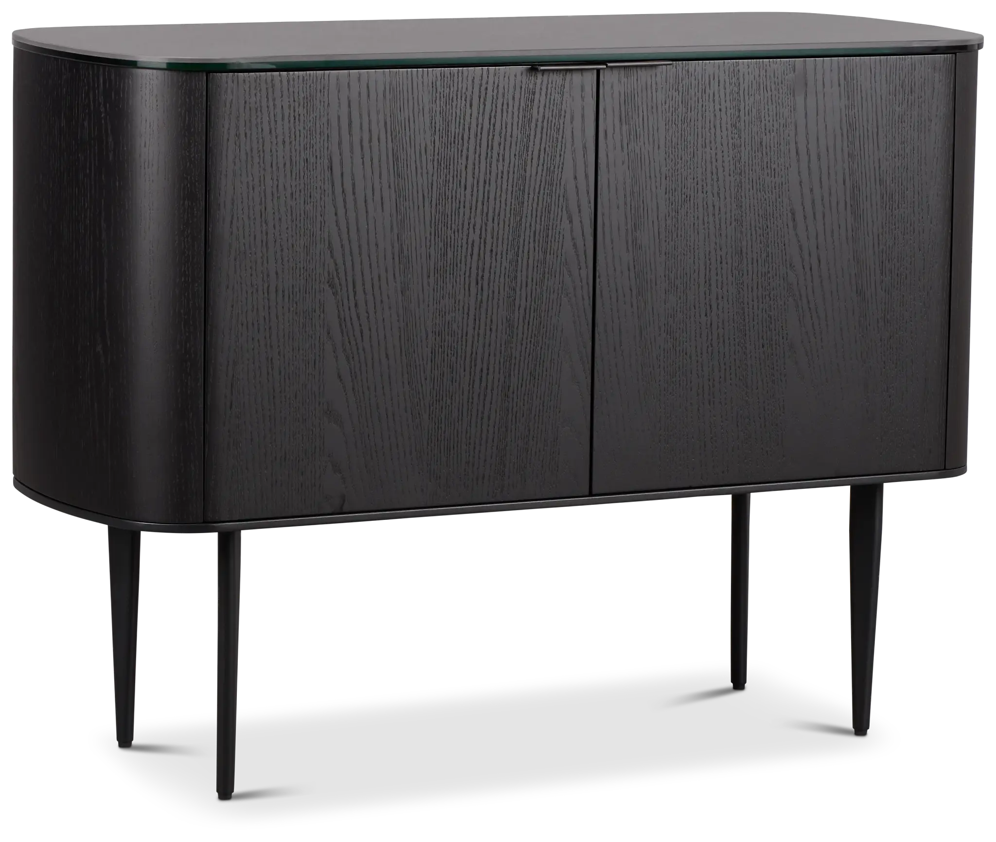 Kayden Black Two-door Cabinet Kayden Black Two-door Cabinet