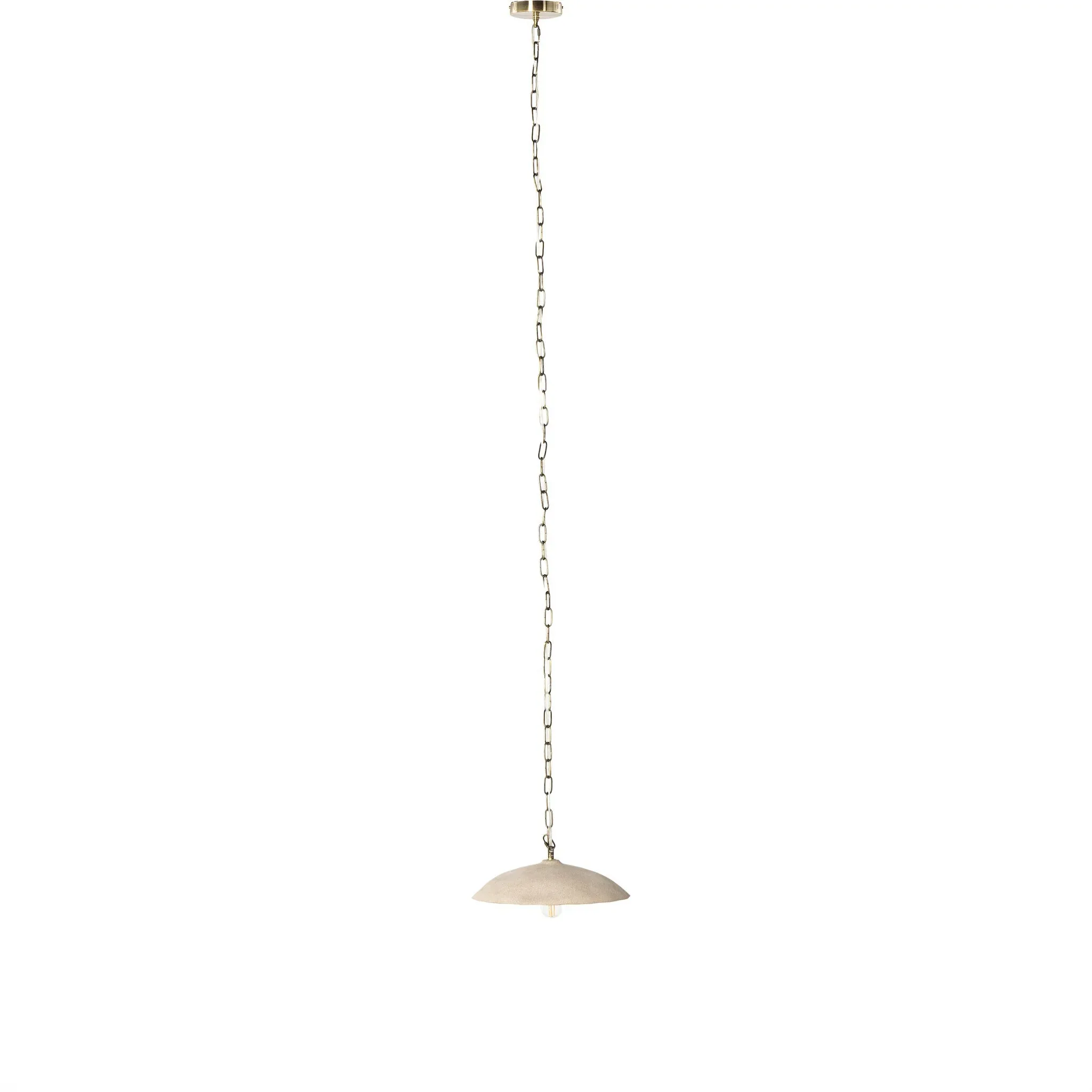 Four Hands Rinan Beige Ceramic Pendant