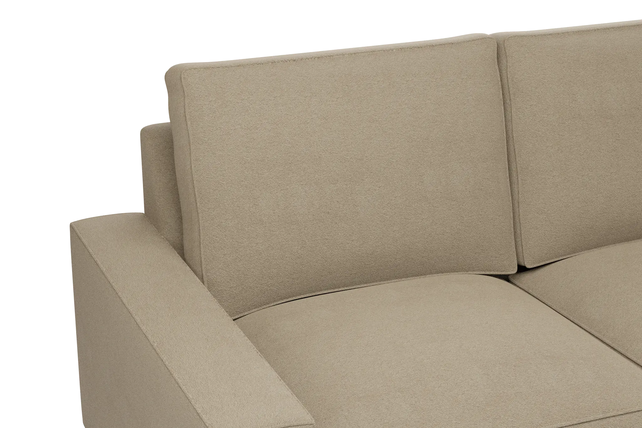 Edgewater Elite Taupe Small Two-arm Sectional Edgewater Elite Taupe Small Two-arm Sectional