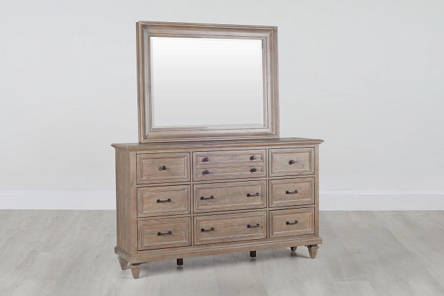 Sonoma Light Tone Dresser & Mirror