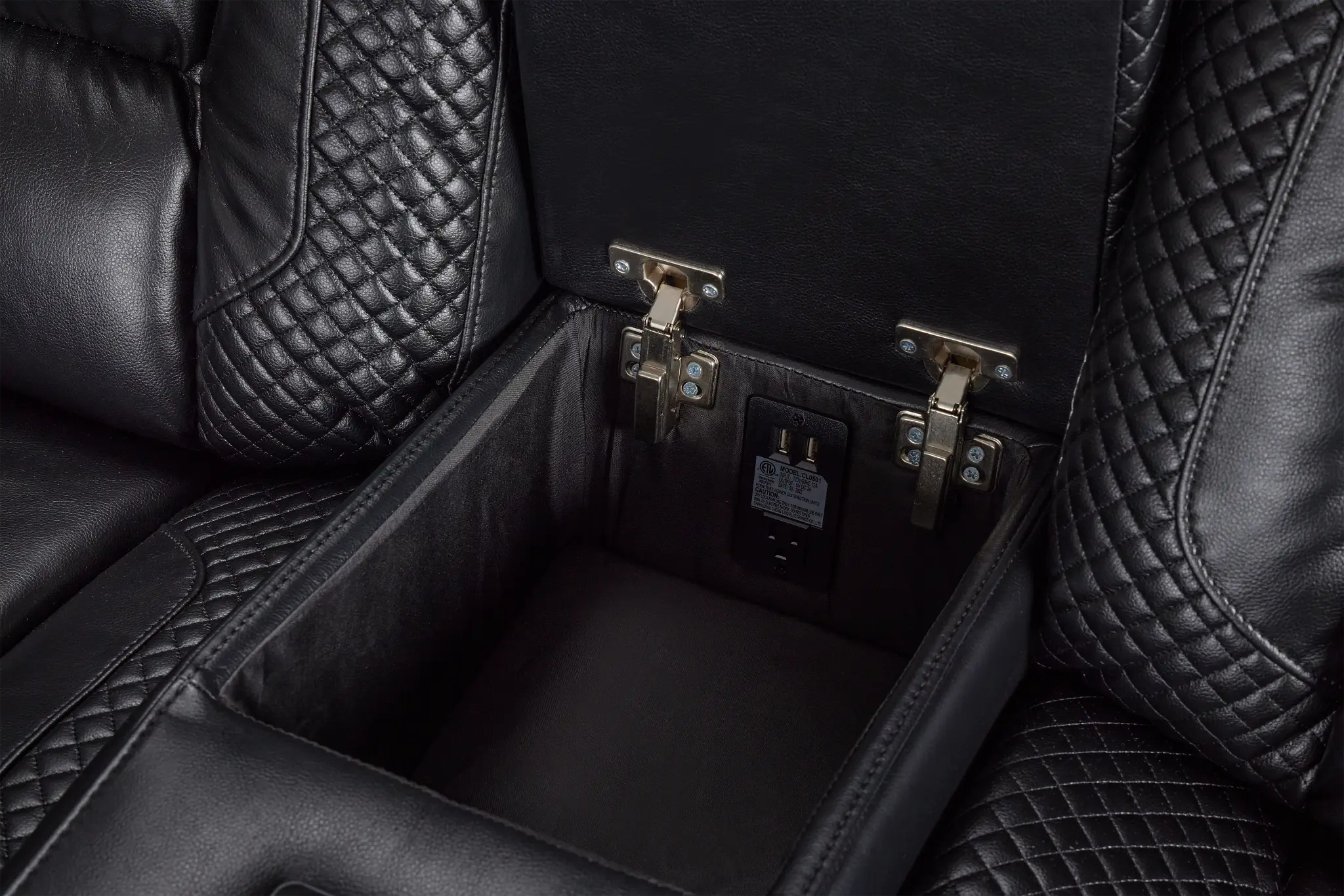 Troy Black Micro Right Console Love Reclining Sectional Troy Black Micro Right Console Love Reclining Sectional