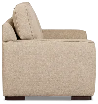 Sinclair Brown Fabric Loveseat