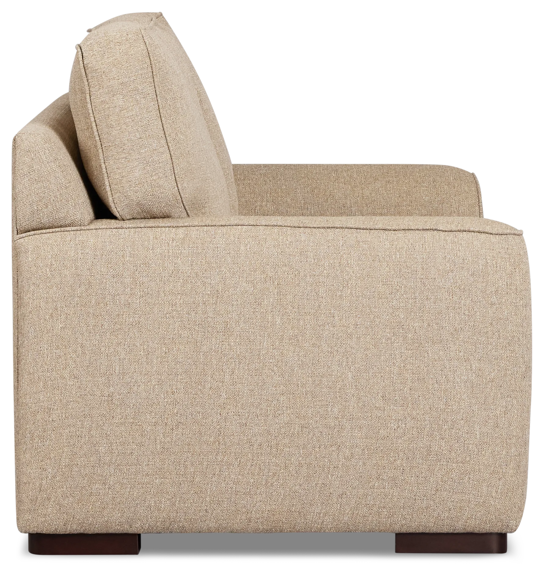Sinclair Brown Fabric Loveseat