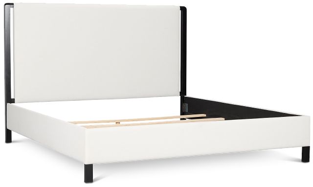 Highland Black Uph Panel Bed