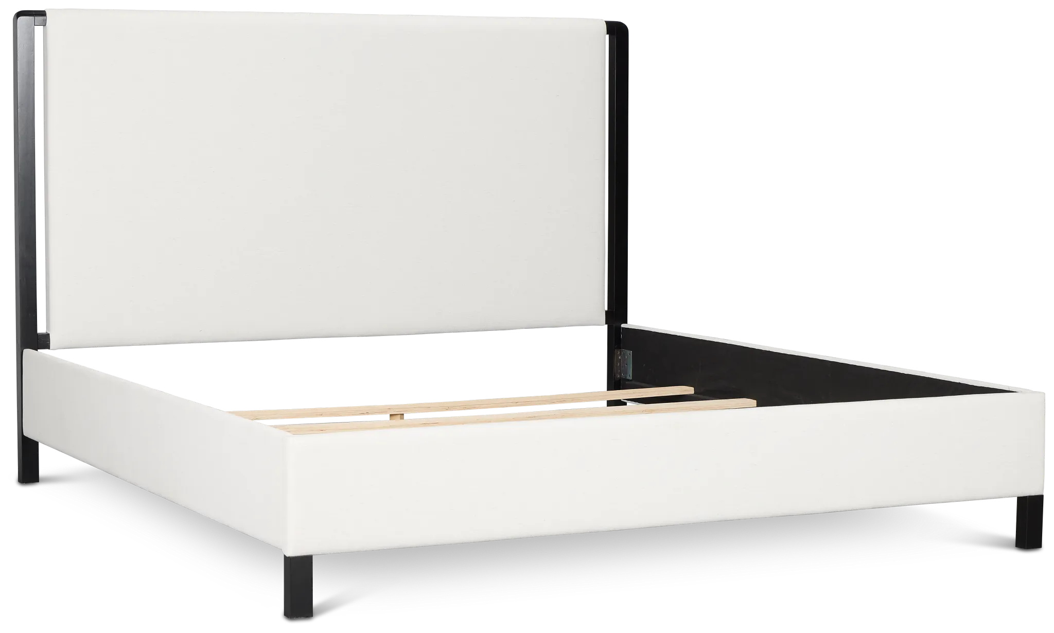 Highland Black Uph Panel Bed