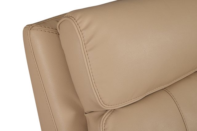 Rhett Taupe Micro Reclining Sofa