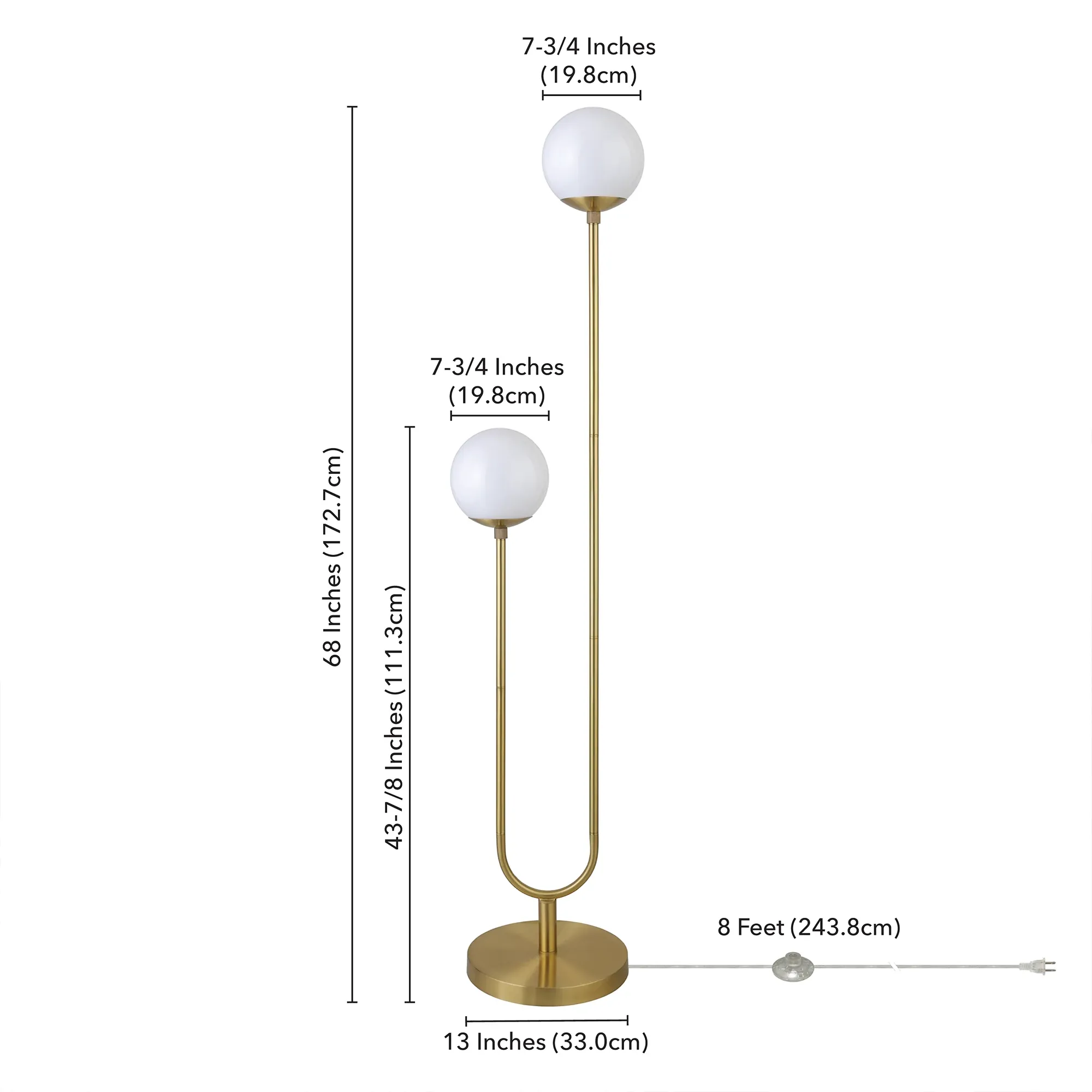 Sami Gold Floor Lamp