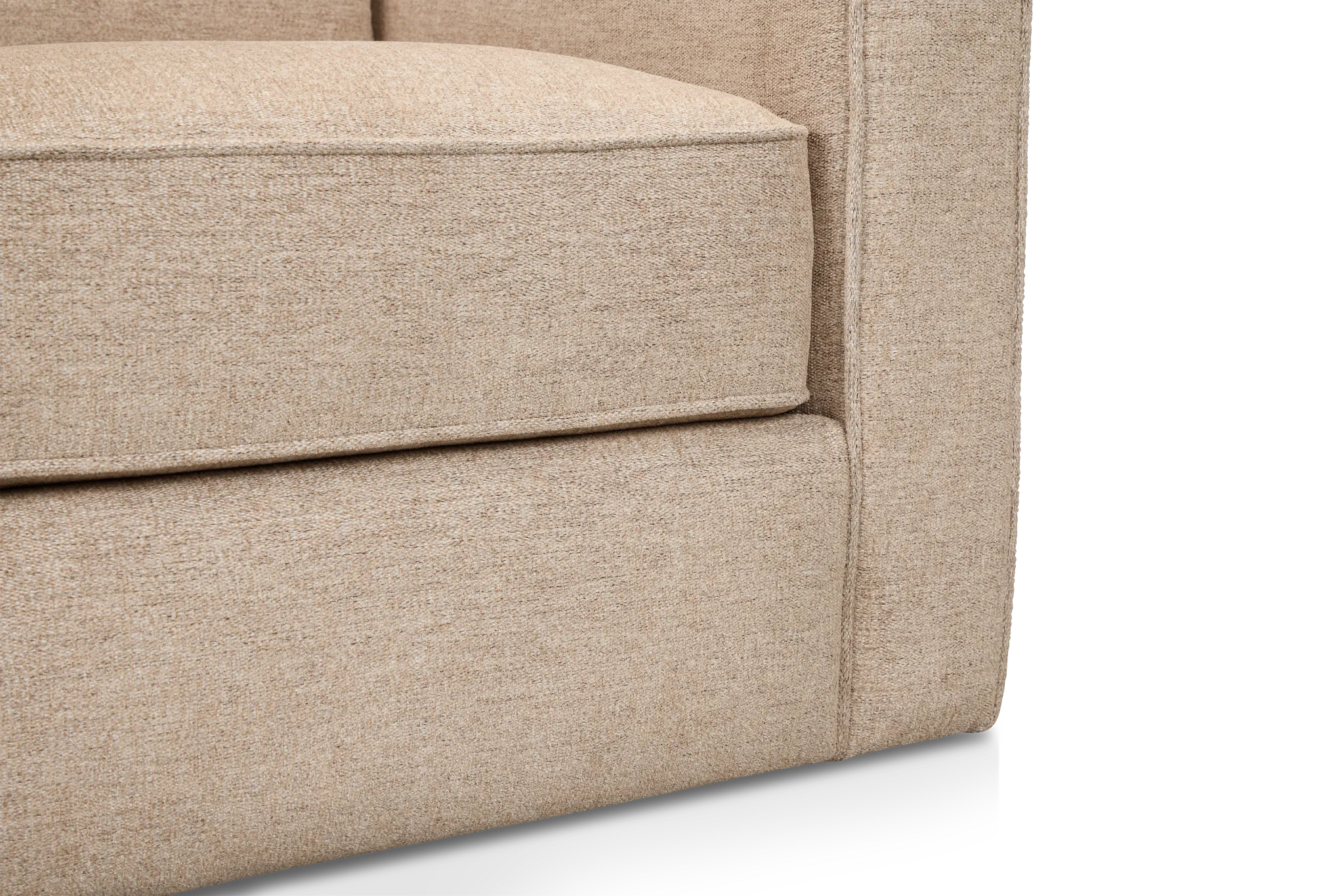 Maisie Light Brown Fabric Swivel Chair