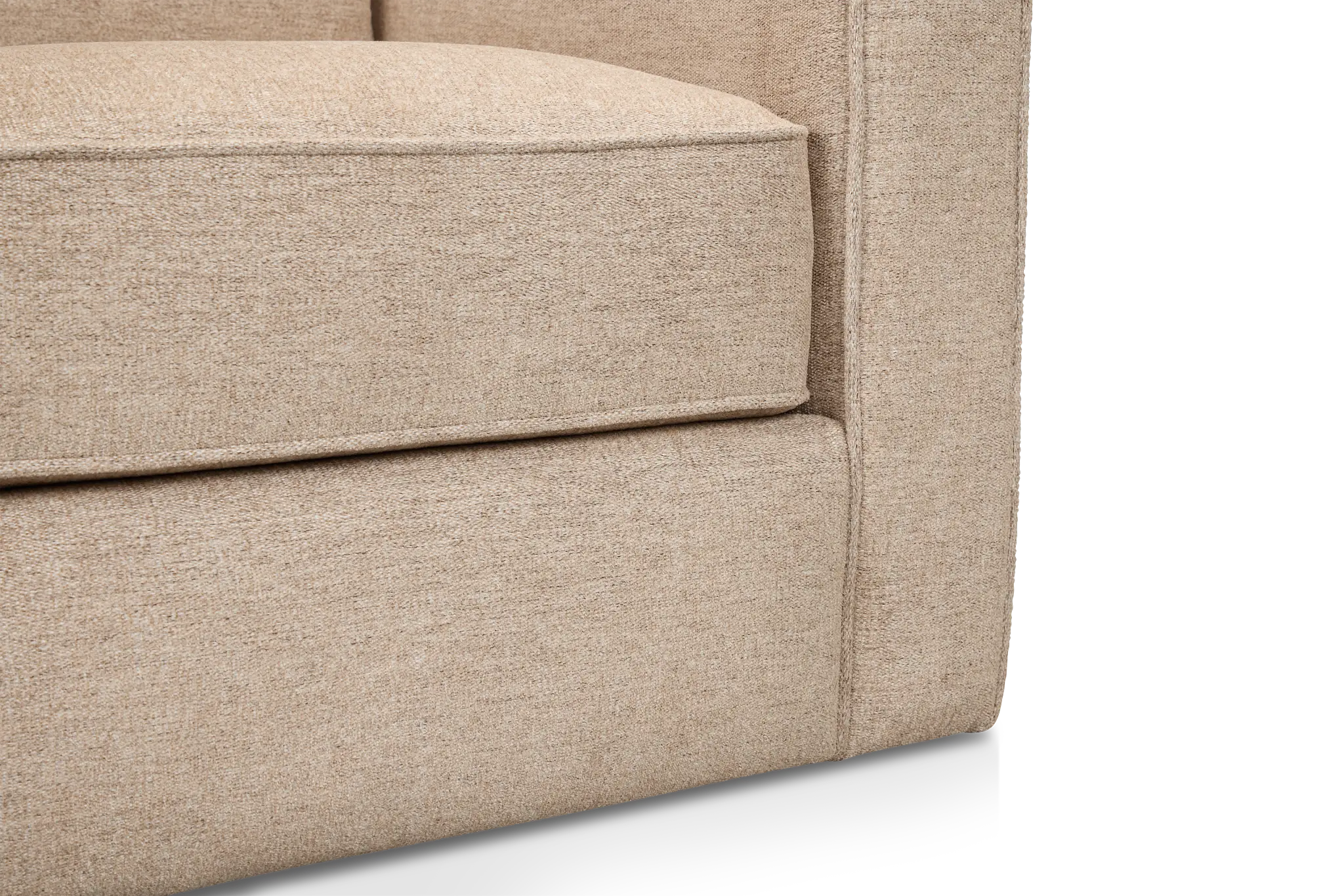 Maisie Light Brown Fabric Swivel Chair Maisie Light Brown Fabric Swivel Chair