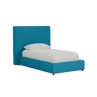 Grayton Joya Teal 54" Upholstered Platform Bed