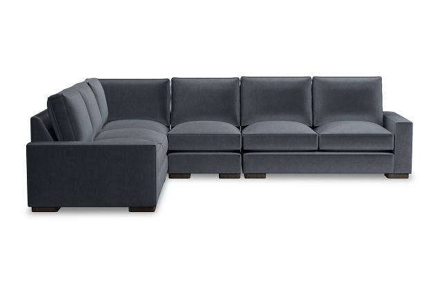 Edgewater Joya Gray Medium Two-arm Sectional