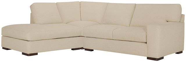 Veronica Khaki Down Left Bumper Sectional