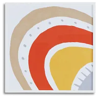 Tracee Orange Framed Wall Art