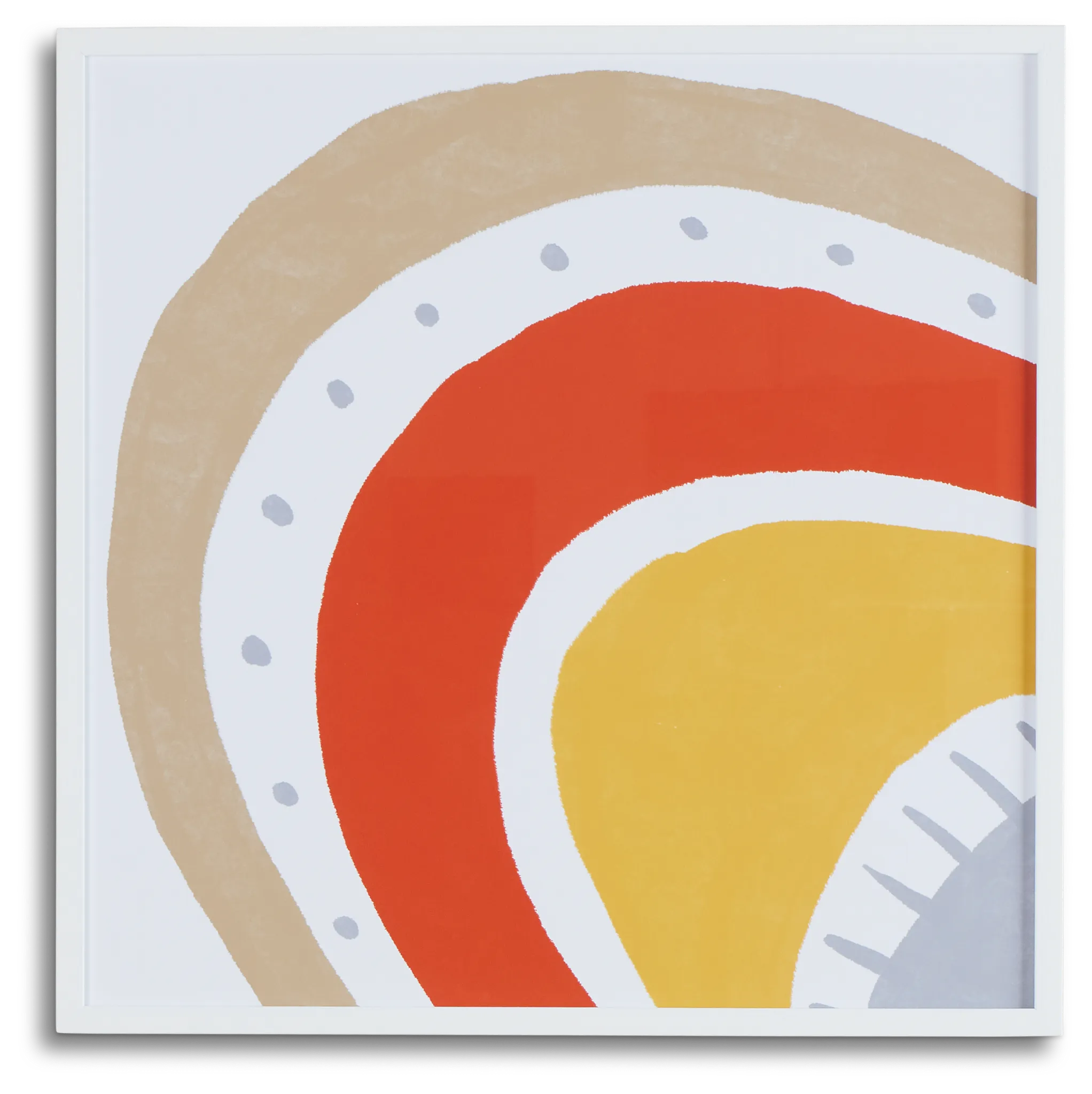 Tracee Orange Framed Wall Art