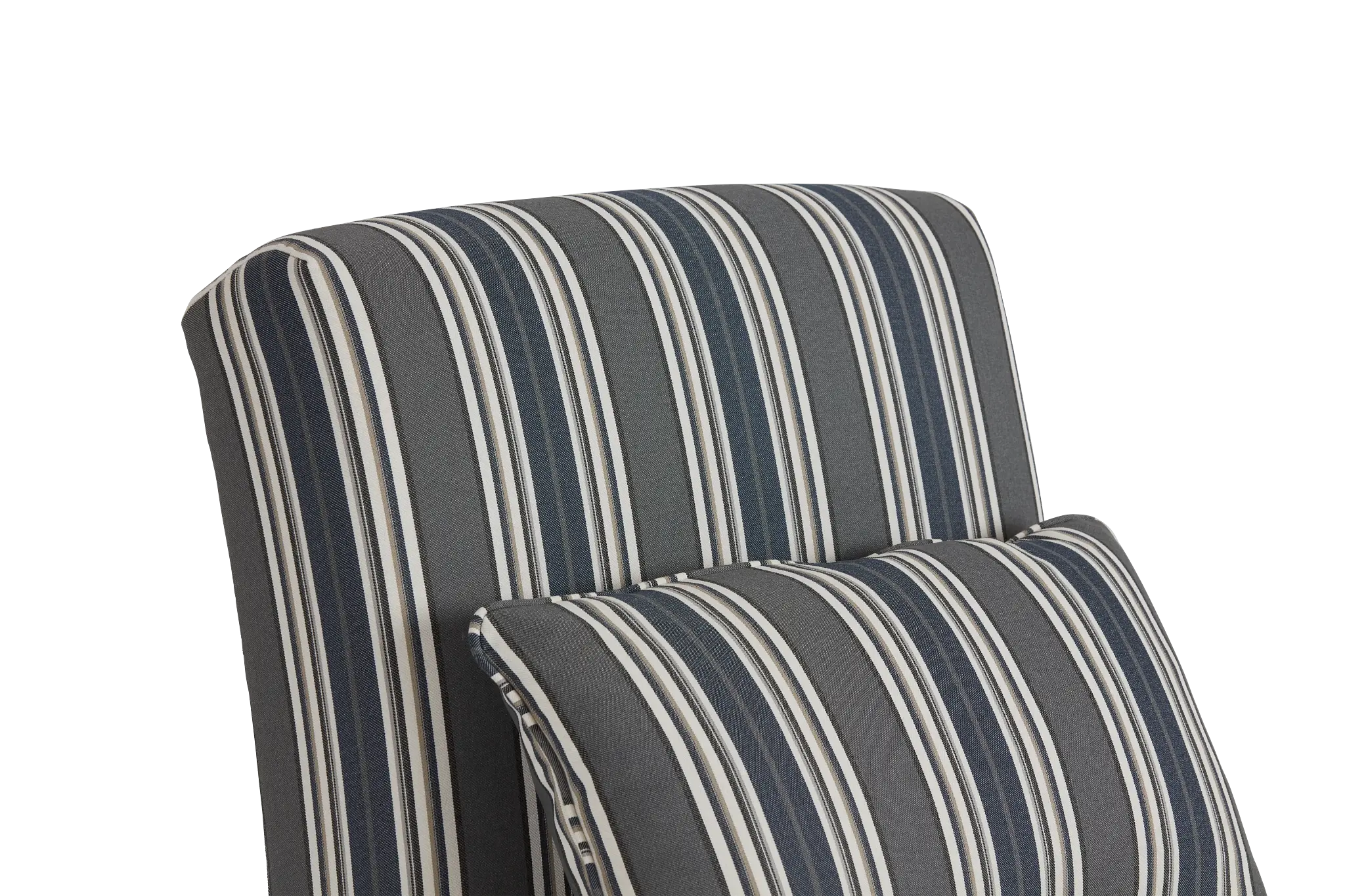 Amuse Blue Stripe Accent Chair Amuse Blue Stripe Accent Chair