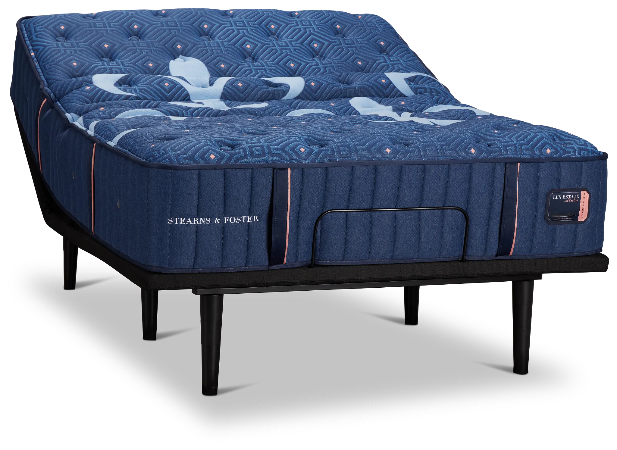 Stearns & Foster Lux Estate Medium Ease Adjustable Mattress Set