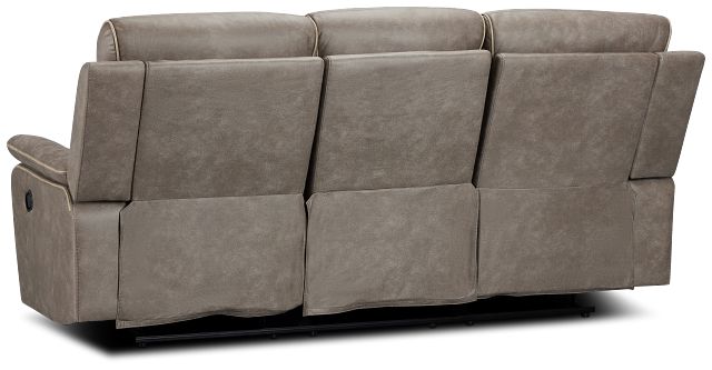 Grayson2 Gray Micro Reclining Sofa