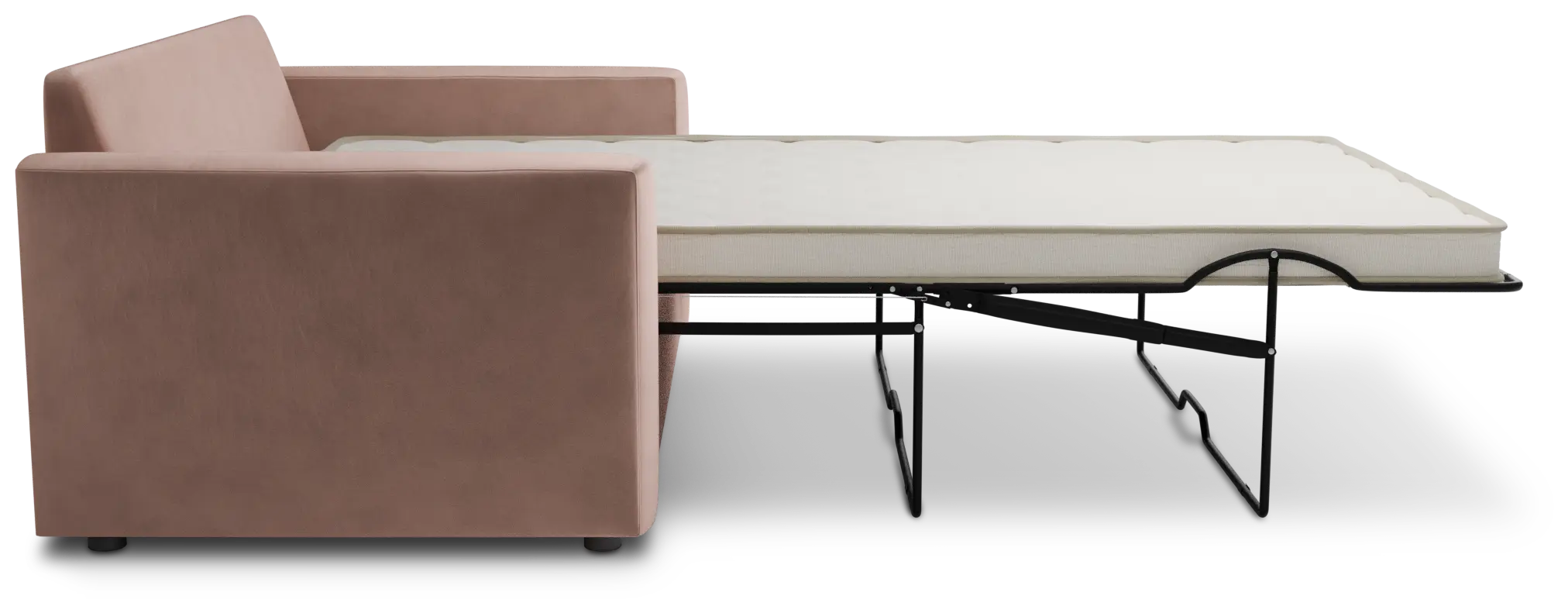 Siesta Joya Light Pink Fabric Innerspring Sleeper Siesta Joya Light Pink Fabric Innerspring Sleeper