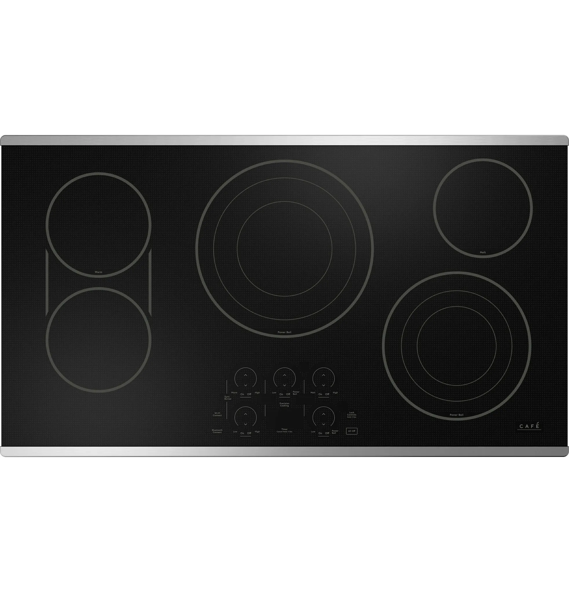 Cafe 90362 Series Stainless Steel 36" Electric Cook Top