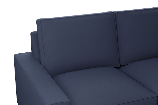 Edgewater Peyton Dark Blue Large Right Chaise Sectional