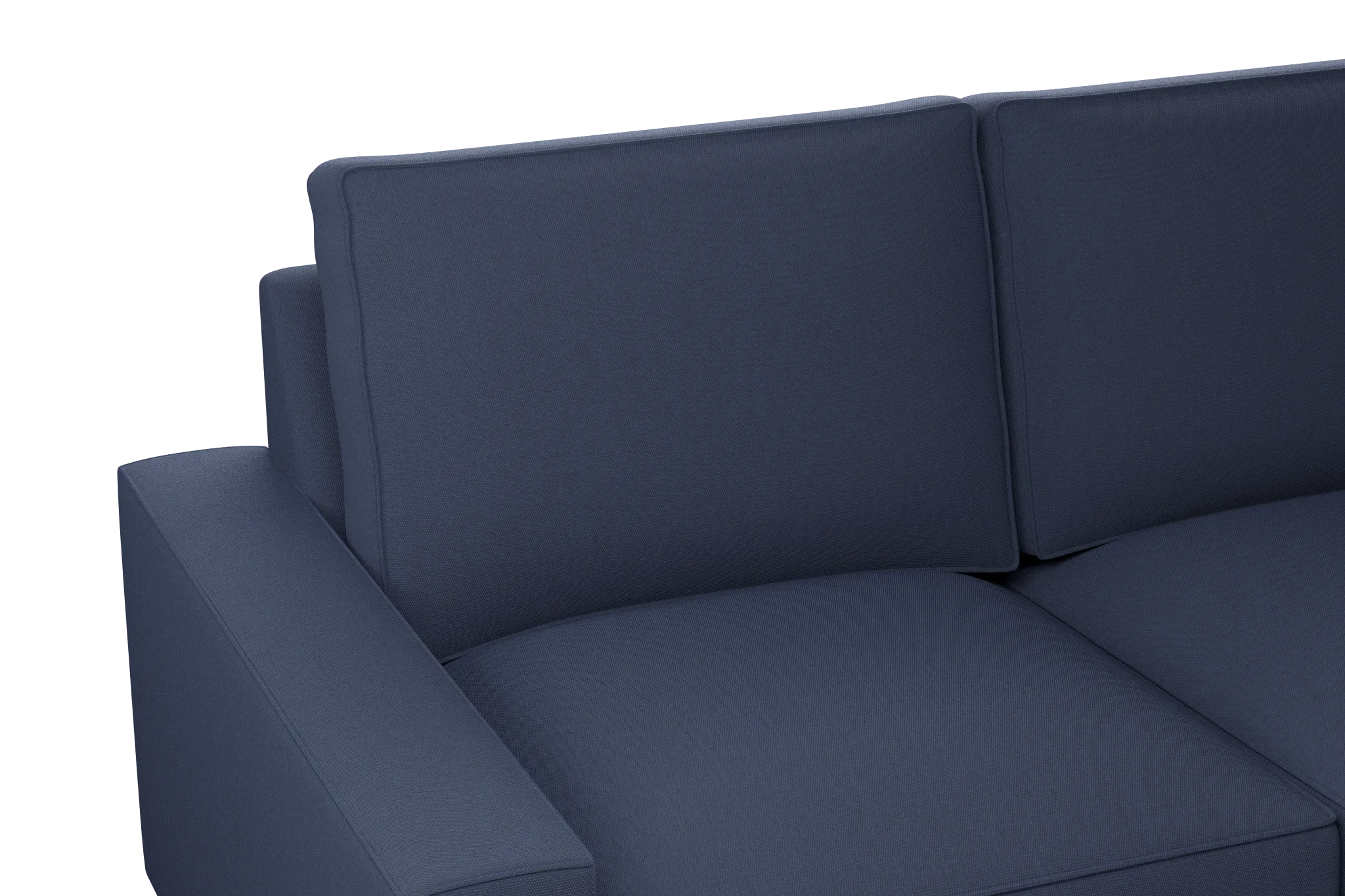 Edgewater Peyton Dark Blue Large Right Chaise Sectional