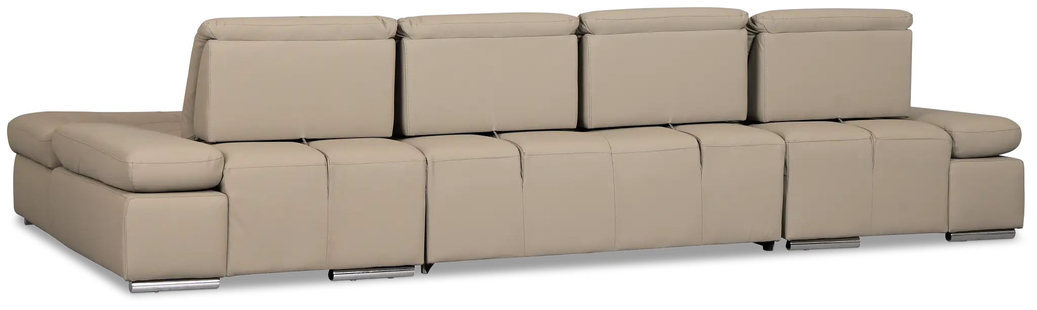 Eden Gray Micro Double Chaise Sleeper Storage Sectional Eden Gray Micro Double Chaise Sleeper Storage Sectional