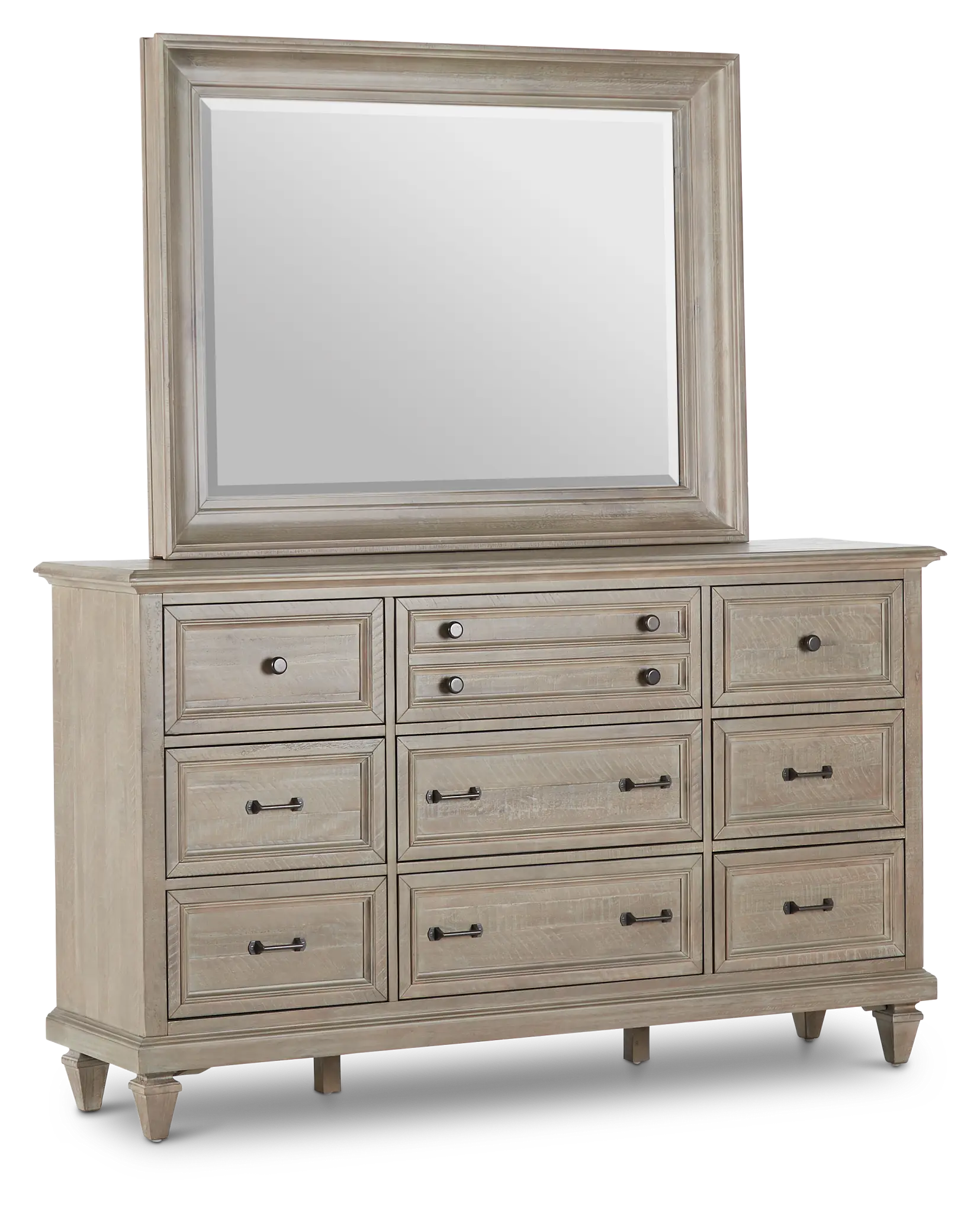 Sonoma Light Tone Dresser & Mirror Sonoma Light Tone Dresser & Mirror