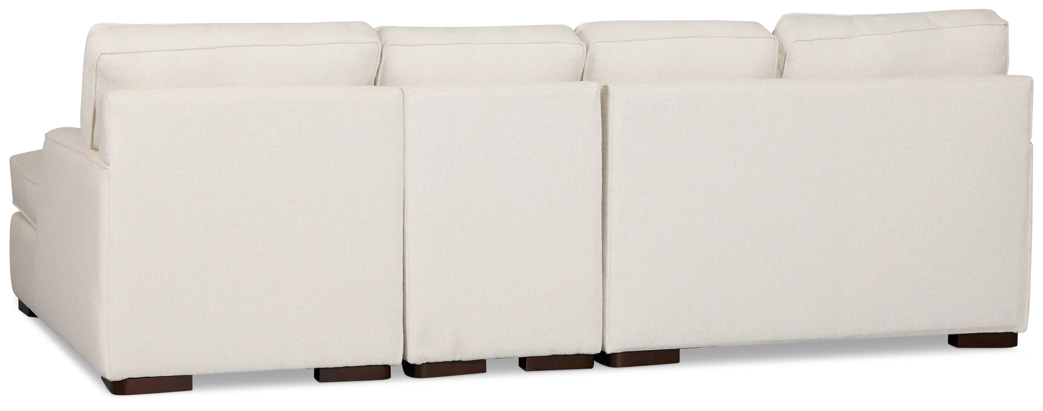Sinclair Light Beige Fabric Small Right Chaise Sectional