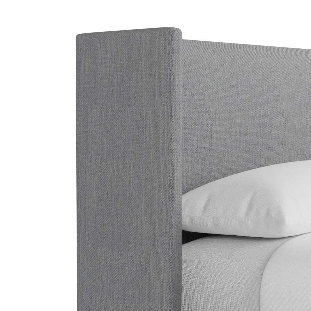 Captiva Revenue Gray 48" Upholstered Shelter Bed Captiva Revenue Gray 48" Upholstered Shelter Bed