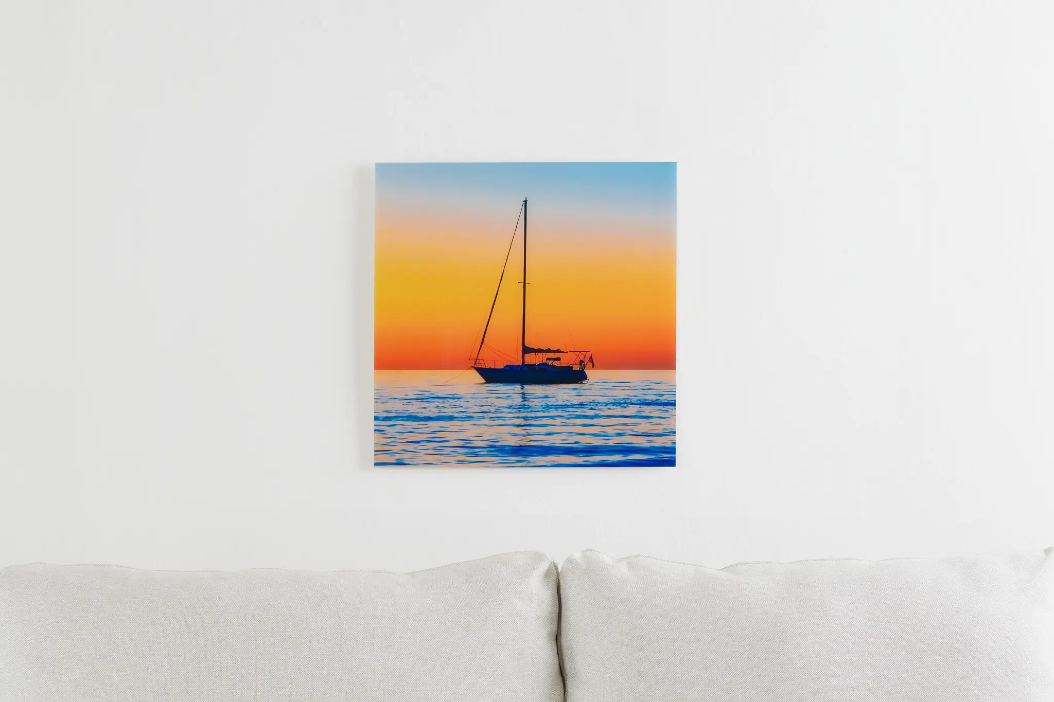 Golden Sail Acrylic Wall Art Golden Sail Acrylic Wall Art