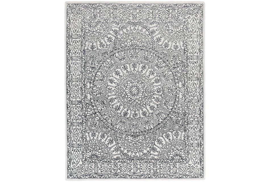 Siddle Dark Gray 8x10 Area Rug